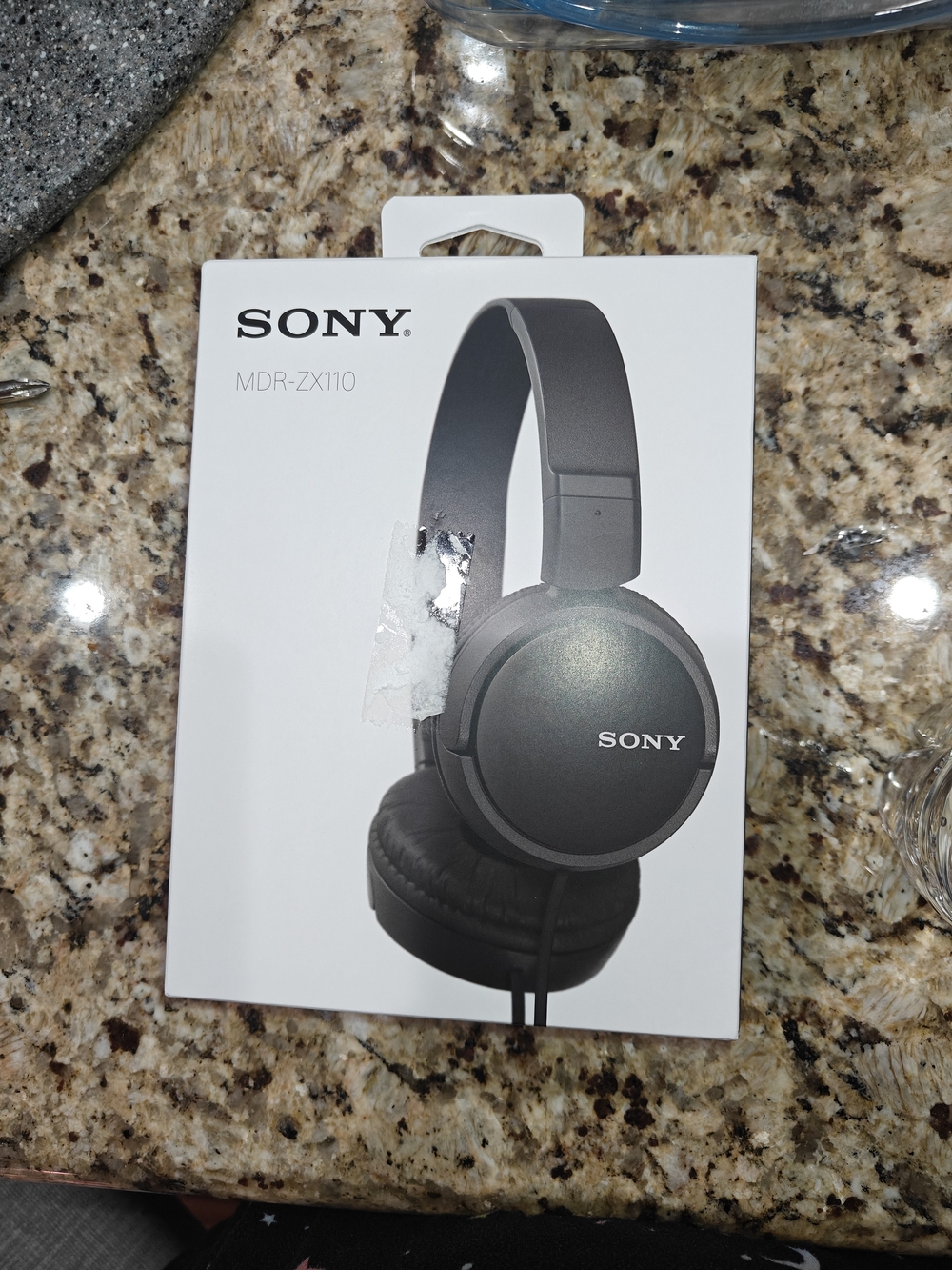 Sony MDR-ZX110 Black On-Ear Headphones